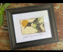 Load image into Gallery viewer, Golden Moon Hummingbird - Original Painting & Print