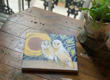 Load image into Gallery viewer, Copper Moon Barn Owls - Canvas Print