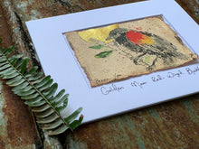 Load image into Gallery viewer, Golden Red Winged Blackbird - Original Painting & Print