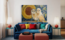 Load image into Gallery viewer, Copper Moon Barn Owls - Canvas Print