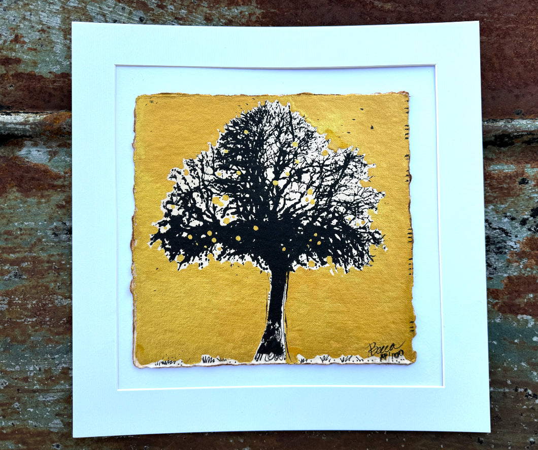 Oak Tree Gold Moon Hlow – Rebecca Sipper Art