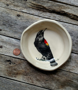 Black Bird Bowl Dish