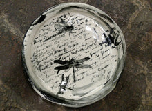 Load image into Gallery viewer, Dragonfly Plate Pottery - 8.5”