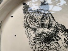 Load image into Gallery viewer, Large Great Horned Owl Plate - 11”