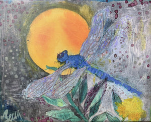 Dragonfly Sunrise - Canvas Print