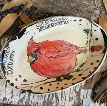Load image into Gallery viewer, Cardinal XO bowl - 6”