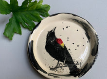 Load image into Gallery viewer, 10” Black Bird Plate Dish