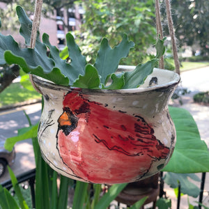 Cardinal Hanging Planter