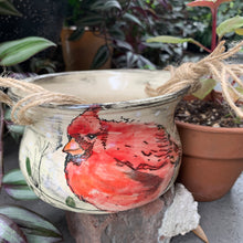 Load image into Gallery viewer, Cardinal Hanging Planter