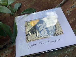 Golden Moon Magpies - Original Painting & Print
