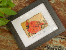 Load image into Gallery viewer, Red Cardinal Golden Moon - Original Print &amp; Painting