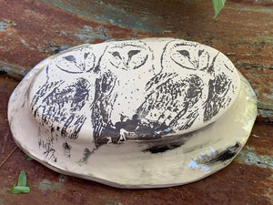 Barn Owl Casserole Dish -