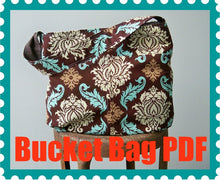 Load image into Gallery viewer, Bucket Bag PDF Pattern, Emailed Instruction and Pattern