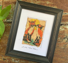 Load image into Gallery viewer, Kissy Face Foxes - Original Print &amp; Painting