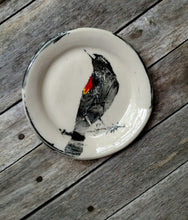 Load image into Gallery viewer, Black Bird Bowl Dish - 4.5”