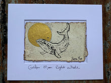 Load image into Gallery viewer, Golden Moon Right Whale No. 2 - Original Painting &amp; Print