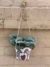 Load image into Gallery viewer, Set of 2 Donkey Heart Hanging Planter - Medium