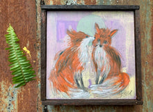 Load image into Gallery viewer, Kissy Face Foxes - Original Painting