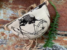 Load image into Gallery viewer, Armadillo on a Bike Hanging Planter