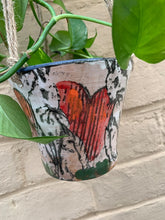 Load image into Gallery viewer, Rabbit Heart Hanging Planter - Kissy Face Rabbits