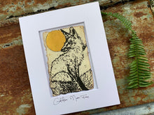 Load image into Gallery viewer, Golden Moon Fox - Original Painting &amp; Print
