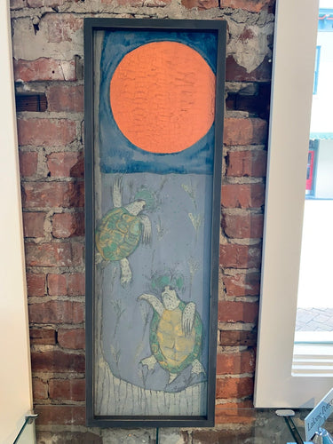Turtle Copper Moon - Original Painting