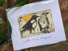 Load image into Gallery viewer, Golden Moon Magpies - Original Painting &amp; Print