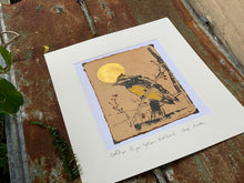 Load image into Gallery viewer, Medium Golden Moon Woodpecker - Original Painting &amp; Print